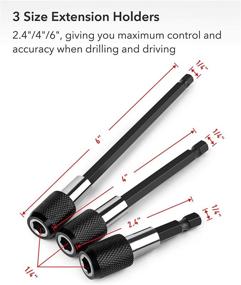 img 3 attached to QWORK Screwdriver Magnetic Extension Handheld