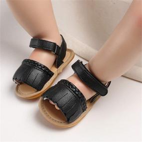 img 3 attached to Isbasic Leather Sandals Anti Slip Slippers Boys' Shoes - Sandals