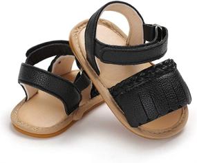 img 1 attached to Isbasic Leather Sandals Anti Slip Slippers Boys' Shoes - Sandals