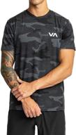 👕 rvca charcoal heather sleeve t-shirt for men - optimized seo-driven clothing logo