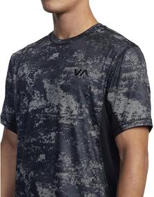 img 2 attached to 👕 RVCA Charcoal Heather Sleeve T-Shirt for Men - Optimized SEO-Driven Clothing