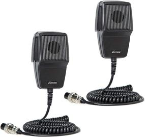 img 4 attached to Enhanced Noise Cancelling CB Microphone Speaker: 4-Pin Mic Speaker 2-Pack Compatible with 29LTD CB Radio – Replacement Option Included