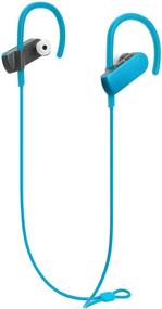 img 4 attached to 🎧 Audio-Technica ATH-SPORT50BTBK SonicSport Bluetooth Wireless In-Ear Headphones, Blue: Unparalleled Convenience in Wireless Sport Headphone Innovation