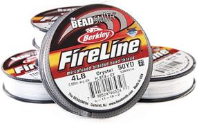 img 3 attached to 🪡 Beadsmith Fireline Crystal Braided Bead Thread, 4-Lb, 50 Yds