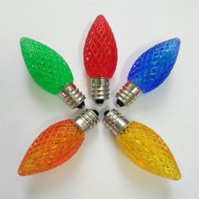 img 3 attached to Versatile Commercial Grade Multicolor Electrical Candelabra - Perfect Replacement for Christmas Decor