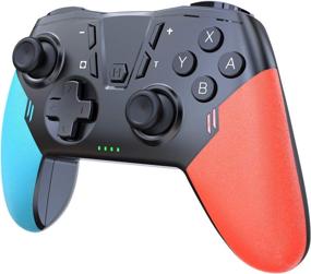 img 4 attached to 🎮 Enhanced Wireless Switch Pro Controller for Nintendo Switch - Amibo & Gyro Axis, Vibration, Turbo, Capture & Motion Control