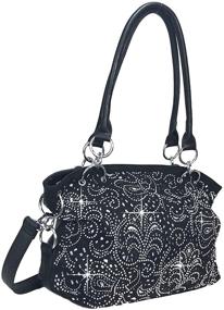 img 4 attached to 👜 Laser Purses with Double Handles for Women - Stylish Handbags & Wallets Combination for Top-Handle Bags