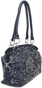 img 1 attached to 👜 Laser Purses with Double Handles for Women - Stylish Handbags & Wallets Combination for Top-Handle Bags