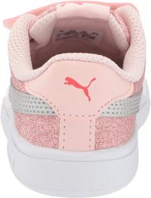 img 2 attached to 👟 PUMA Unisex-Child Smash 2 Glitz Hook and Loop Sneaker: Sparkle in Style