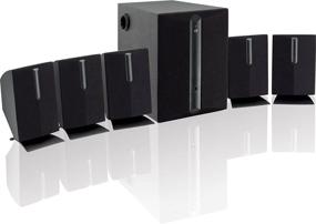 img 3 attached to Enhanced SEO: GPX HT050B 5.1 Surround Sound Home Theater Speaker Kit (Black)