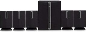 img 1 attached to Enhanced SEO: GPX HT050B 5.1 Surround Sound Home Theater Speaker Kit (Black)