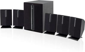 img 4 attached to Enhanced SEO: GPX HT050B 5.1 Surround Sound Home Theater Speaker Kit (Black)