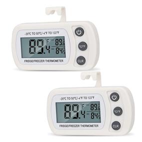 img 4 attached to WNJ Waterproof Refrigerator Thermometer Restaurants