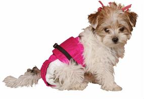 img 4 attached to 🐶 SammyDoo X-Small Pink Diaper Wrap for 3-6 Pound Pets: 8-11 Inch Length, 14-18 Inch Girth