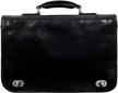 leather briefcase laptop attache medium laptop accessories logo