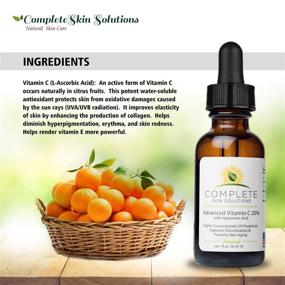 img 1 attached to 💆 Revitalizing Anti-Aging Solution: Advanced 20% Vitamin C Serum with Ferulic, Hyaluronic Acid for Discoloration, Rejuvenation & Brightness, Smooth Wrinkles