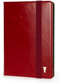 img 4 attached to 📱 TORRO Genuine Leather Stand Case for iPad 9th, 8th, and 7th Gen - 10.2" Screen [Multiple Viewing Angles] [Wake/Sleep Enabled] (Red)