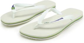 img 3 attached to Havaianas Brasil Unisex Multicolour Brazilian Shoes and Slippers for Boys