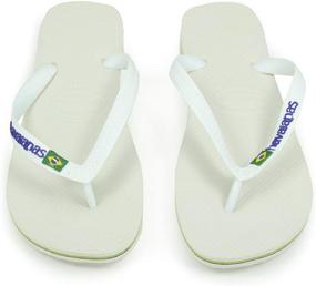 img 2 attached to Бразильские унисекс многоразовые туфли и тапочки Havaianas Brasil для мальчиков