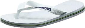 img 4 attached to Havaianas Brasil Unisex Multicolour Brazilian Shoes and Slippers for Boys