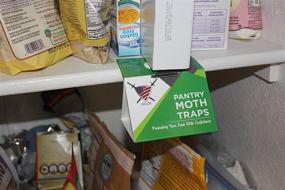 img 1 attached to 🔥 Pantry Moth Trap (6 Pack) - Effective Closet Traps for Moths with Unique Hanging Design, Pheromone Attractant Safely Captures Male Moths and Keeps Kitchen Closets Moth-Free.