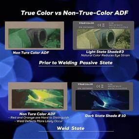 img 1 attached to 🔥 Enhance Welding Experience with TerraKelvin Shade 10 Auto Darkening Welding Lens featuring True Color Technology