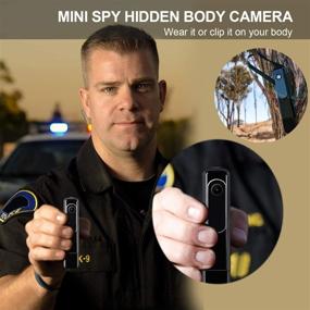 img 1 attached to 📷 HD 1080P Body Camera ehomful - Wearable Mini Spy Camera Wireless with 32GB MicroSD Card