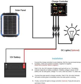 img 2 attached to ☀️ SUNER POWER Waterproof 10A Solar Charge Controller - Intelligent 12V/24V Solar Panel Battery Regulator with Enhanced SEO