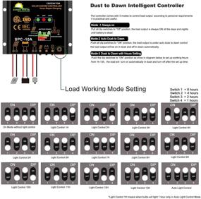 img 1 attached to ☀️ SUNER POWER Waterproof 10A Solar Charge Controller - Intelligent 12V/24V Solar Panel Battery Regulator with Enhanced SEO