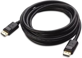 img 2 attached to 🔌 Cable Matters 2-Pack 6 Feet 4K DisplayPort to DisplayPort Cable - High Refresh Rate and Crystal Clear Display Support for 2K and 4K Monitors