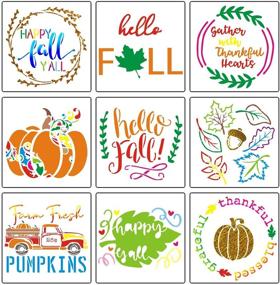img 4 attached to HaiMay Stencils Templates Thanksgiving 12×12Inch