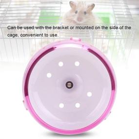 img 3 attached to GLOGLOW Hamster Plastic Spinner Exercise