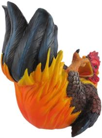 img 2 attached to Charming Rooster Wine Bottle 🐓 Holder to Delight Your Happy Feet