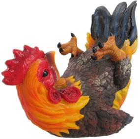 img 3 attached to Charming Rooster Wine Bottle 🐓 Holder to Delight Your Happy Feet