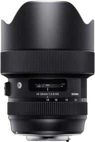 img 3 attached to 📷 Сигма 14-24мм F2.8 DG HSM объектив для Nikon - Черный (212955): Широкоугольный объектив высокого качества