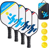 pikasen pickleball paddles outdoor portable logo