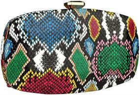 img 2 attached to Gets Snakeskin Glitter Designer Multi Colored