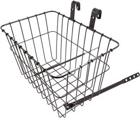 img 1 attached to 🚲 Wald 135 Front Black Grocery Bicycle Basket (14.5 x 9.5 x 9) - Improved SEO