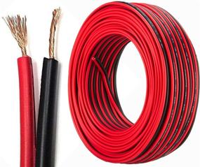 img 4 attached to 🔊 Audiopipe 100 ft 18 Gauge Red Black 2 Conductor Speaker Wire Audio Cable