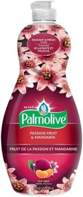 img 4 attached to 🍋 Palmolive Ultra Liquid Dish Soap - Soft Touch on Hands - Tough-on-Grease - Concentrated Formula - Passion Fruit & Mandarin Scent - 20 oz Bottle (Pack of 3)