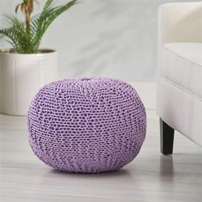 img 3 attached to 🪑 Christopher Knight Home 313887 Lavender Pouf