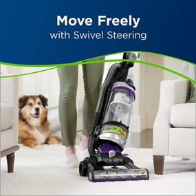 img 2 attached to 🔮 Bissell 22543 CleanView Swivel Rewind Pet Vacuum: Powerful Carpet Cleaner in Purple