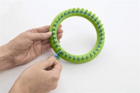 img 3 attached to 🧶 Boye Small Round Knitting Loom: Versatile Green Design for Creative Projects