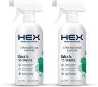 hex performance stain & odor remover, fragrance-free, 12 oz (pack of 2) – activewear design, eco-friendly logo