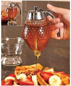 img 1 attached to 🍯 Honeycomb Syrup Dispenser - A Beautiful Honey Dispenser for Optimal SEO