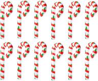 set of 12 large inflatable christmas tree candy cane decorations логотип