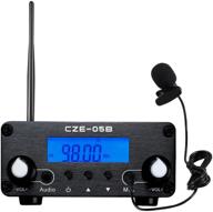 📡 0.5w fm transmitter for church events: elikliv fm transmitter with microphone & antenna logo