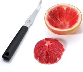 img 1 attached to 🍊 Efficient Triangle Germany Grapefruit Knife: Micro-Serrated Stainless Steel Blade, Lightweight Handle, Dishwasher Safe, Made in Germany