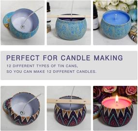 img 1 attached to 🕯️ Candle Tin 24 Piece: 4 oz Containers for DIY Candle Making, Arts & Crafts, and Gifts