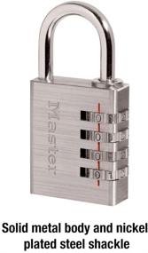 img 1 attached to 🔒Мастер Лок 643D: Защитите свое имущество с помощью настраиваемого комбинированного замка, 1 штука.